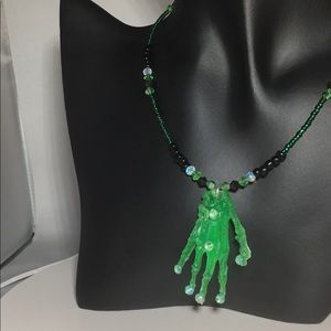 Zombie Glow In the Dark Hand Neckace